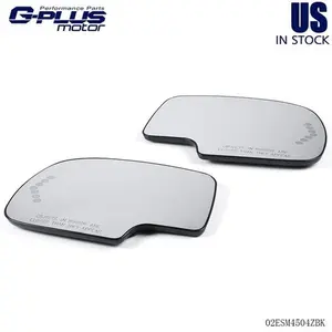 Fit For 03-2007 Chevy GMC Cadillac Power Mirror Glass Heated Passenger & Driver