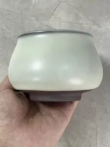 White Buddha Belly Cup teacup