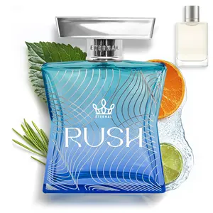 Eternal Rush - Inspired by Designer Aquatic Fresh Cologne - 3.4 oz (100ml) - EDP - Long-lasting - Vegan - Clean Ingredients - Cologne Spray for Men - 2000 sprays per bottle Fragrances Blue Woody Citrus Fragrance