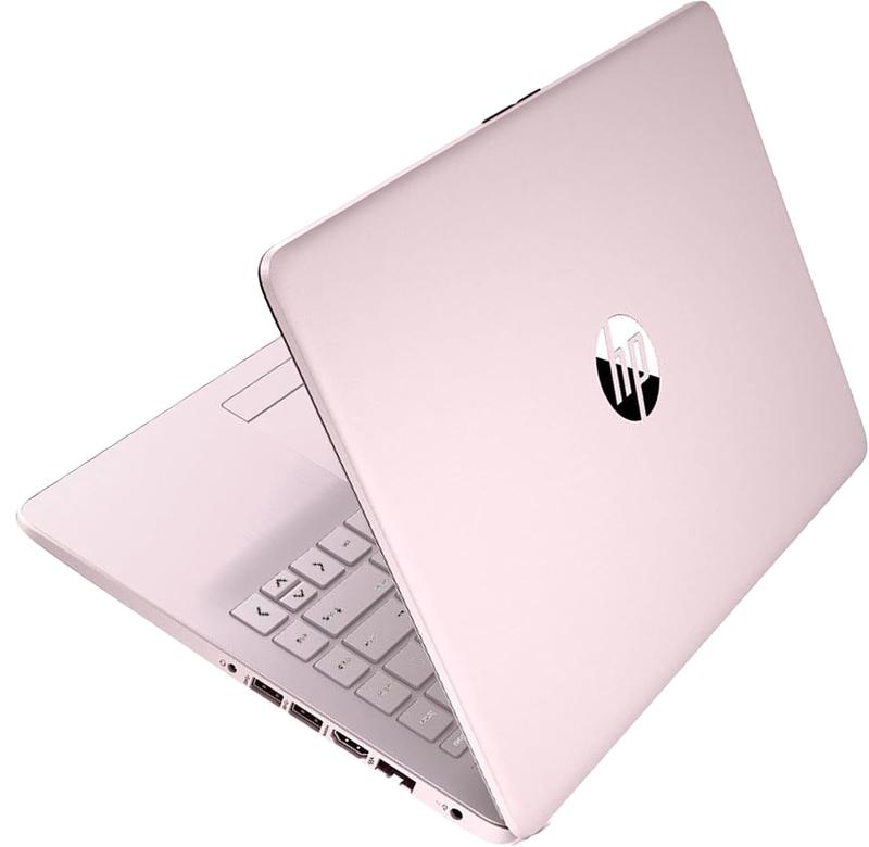 HP Premium 14" Stream HD Laptop, Intel Celeron N4120 CPU, Up to 16GB RAM, 64GB eMMC, Webcam, UHD Graphics, Bluetooth, WiFi, HDMI, 1 Year Office 365, Win 11s, Pink