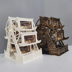 Rotating Memory Ferris Wheel, Vintage Style Display Frame for Cherished Photos, Unique Gift & Nostalgic Home Decor, Home Decor Ornament
