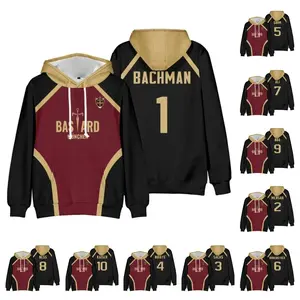 La sudadera gráfica de anime Blue lock Bastard mulnchen isagi 11 Kaiser 10 cosplay Munich Jersey harajuku, otoño e invierno