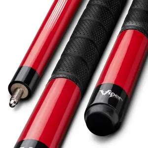 Viper Revolution Sure Grip Pro Red Billiard/Pool Cue Stick
