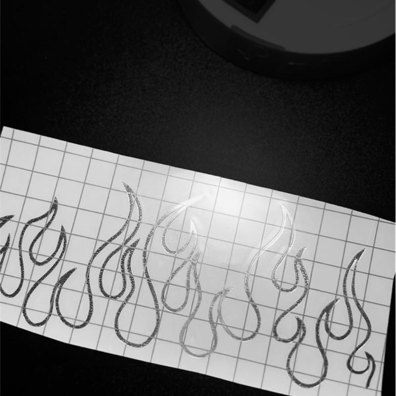 Car Decal Mirror Flames Universal JDM Car Euro Car Flames For Automotive Car Decoration