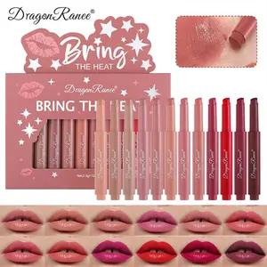12pcs Jelly Lipstick Pen Set, Glossy and Moisturizing Lip Balm, Hydrating and Nourishing Lipsticks, 12-Piece Set, Great for Gifting, Lipgloss
