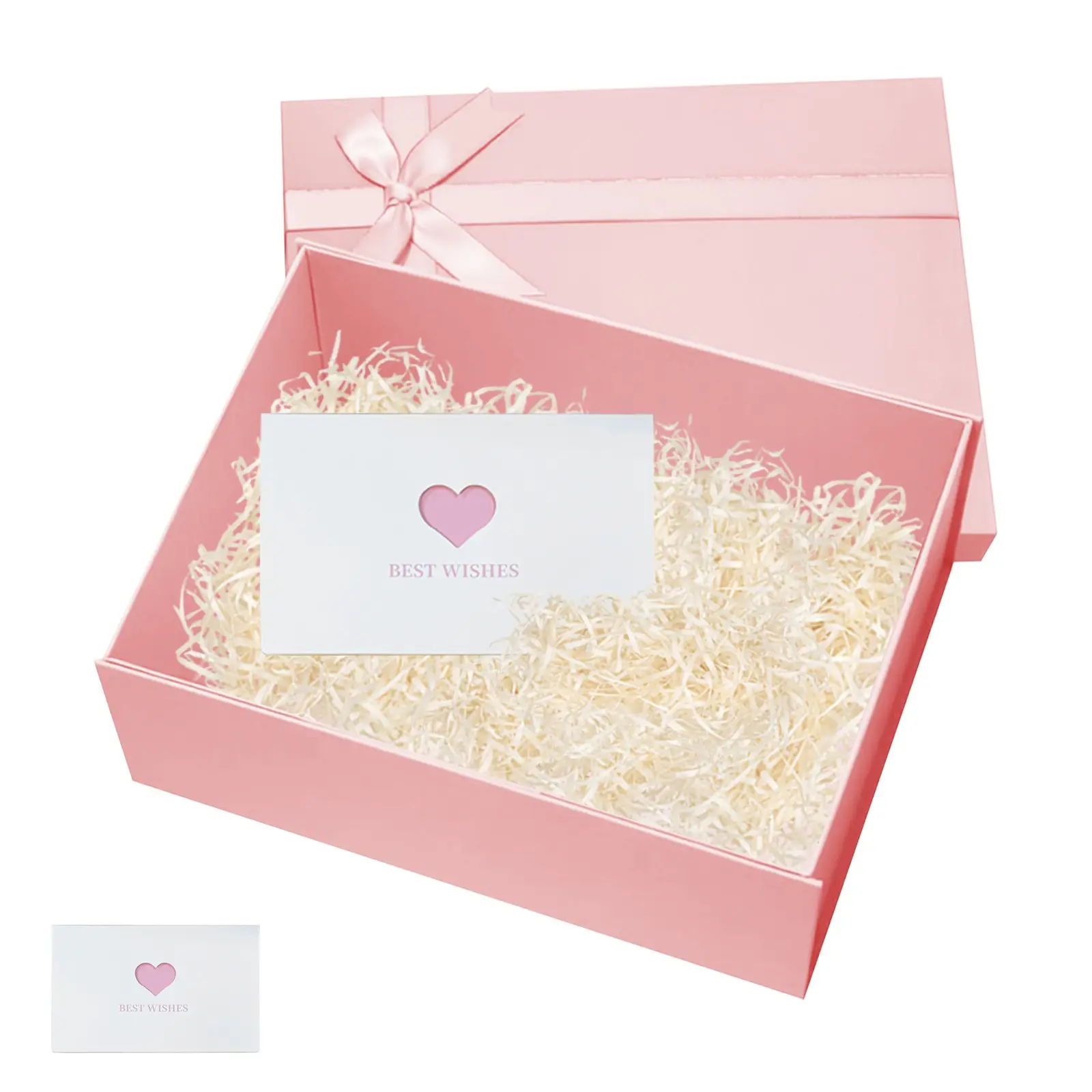 1pcs Gift Box Large 9.72x7.09x3.35 Inches,Gift Boxes for Presents withClosure Lid, Luxury Deluxe Classy Gift Box Rectangle Collapsible Boxes for Gift Packaging（pink）
