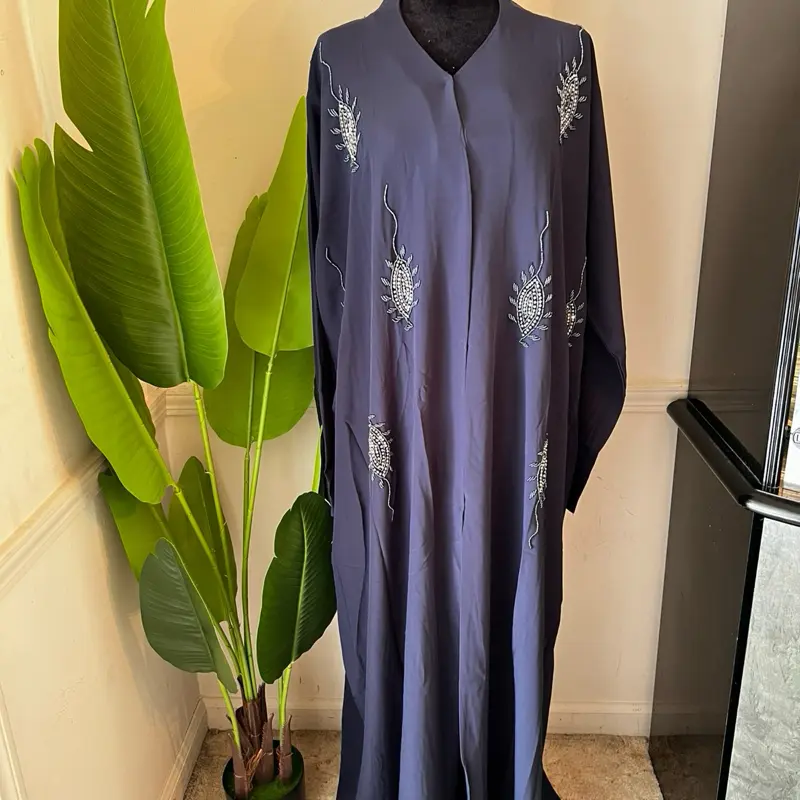 Elegant Embroidered Abaya