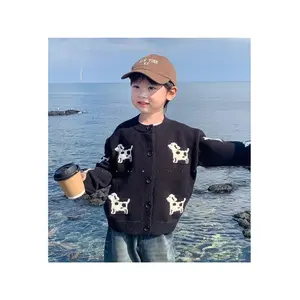 (New)Boys' Fall Cardigan Jacket, Soft Open-Front Knit Top for Autumn Weather, Light Long Sleeve Layer for and Little Kids, Cozy and Comfortable for Stroller Rides, Daycare, and Gentle Everyday Adventures