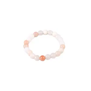 8MM Pink Aventurine Beaded Bracelet