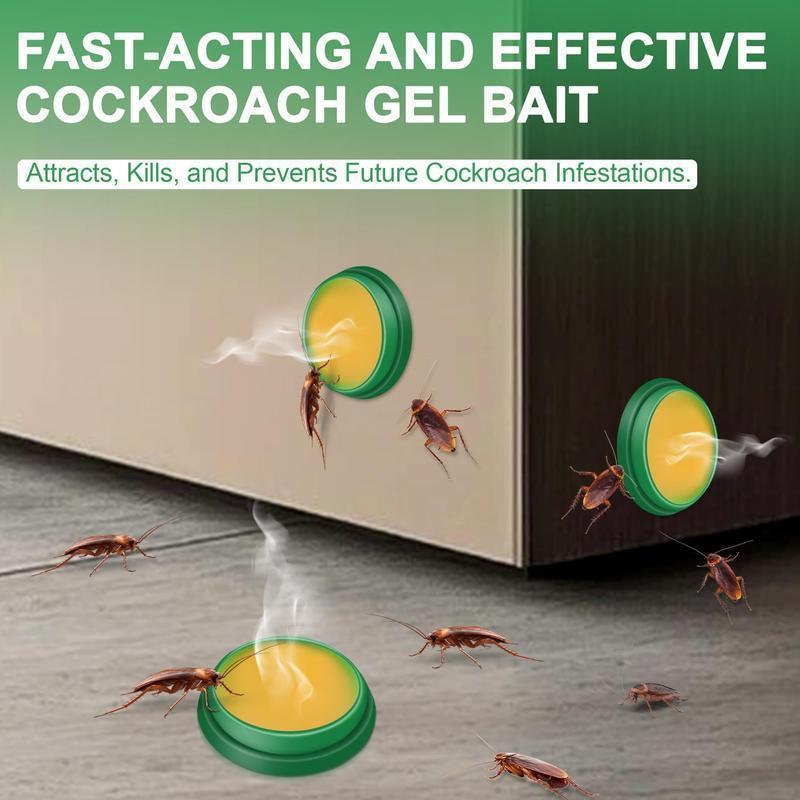 MoonSpry Roach Repellent, Domestic Dormitory Kitchen Powerful Cleaning Cockroach Exterminator Cockroach Gel Bait Pest Control Kit Rodent Repellent Pouches for Indoor & Outdoor Multi-Surface Microfiber Floor Mop roach killer indoor infestation dirt removal