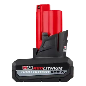 Milwaukee 48-11-2450 M12 REDLITHIUM HIGH OUTPUT XC5.0 Battery Pack Milwaukee 48-11-2450 M12 REDLITHIUM HIGH OUTPUT XC5.0 Battery Pack