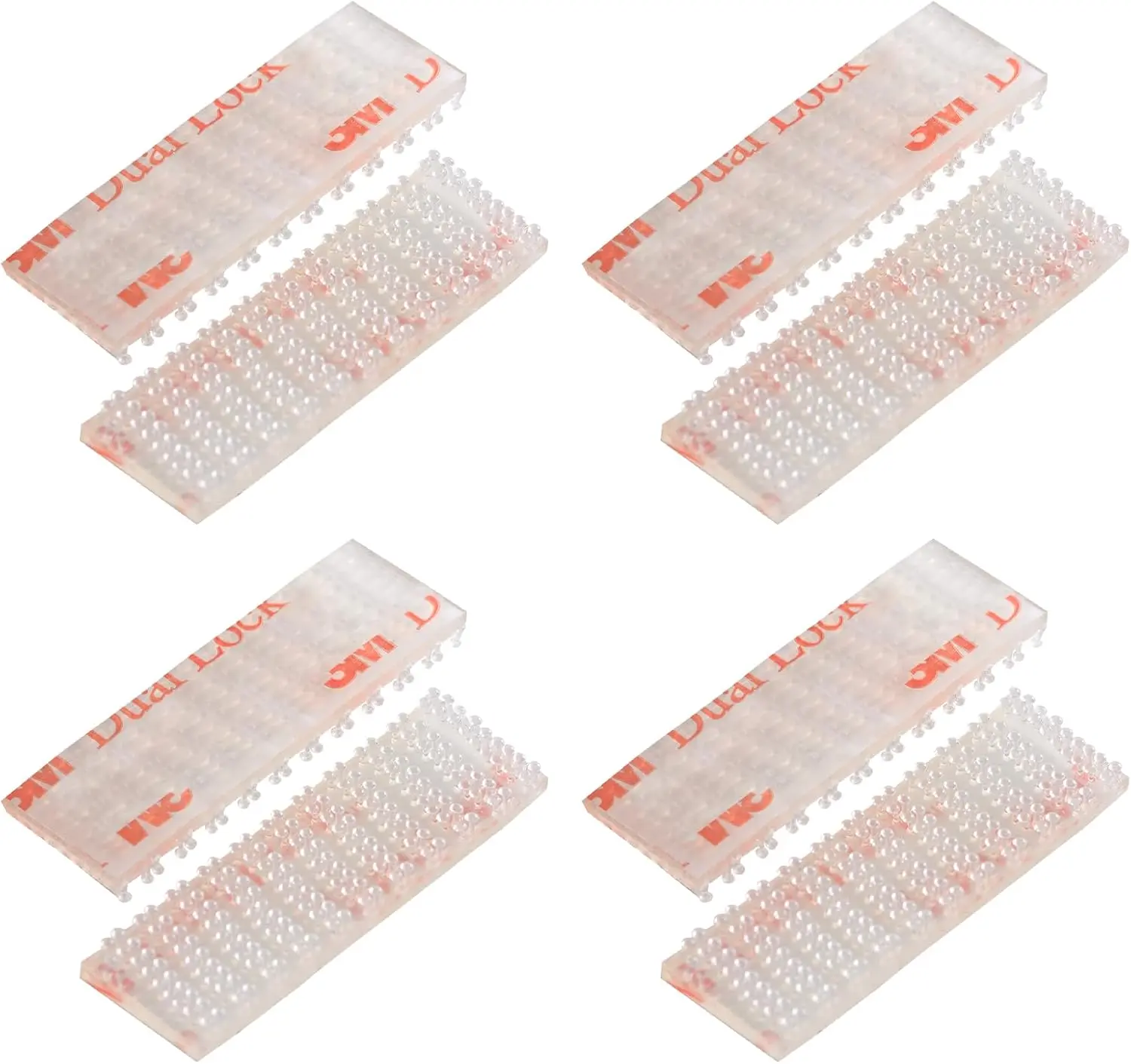 8 Pieces (4 Sets) EZ Pass Mounting Strips with Adhesive for EZ Pass/iPass Illinois/Sunpass Cars Windshield Toll Transponder Holders Sticky Replacement Double Sided Tape Sticker