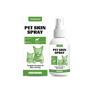 Yegbong Pet Skin Spray with Colloidal Silver & Centella Asiatica for Itchy Skin Relief and Wound Care 100ml