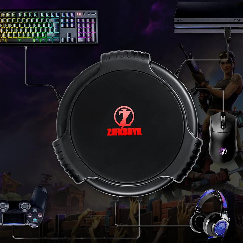 C91 AimBox Keyboard Mouse Adapter for PS4/Xbox/Switch | 0.8ms Ultra-Low Latency MnK Converter | Plug & Play FPS/Apex Legends/RTS Gaming for Warzone/R6 Siege | Dual-Chip Stability