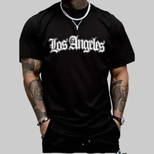 100% Cotton Brooklyn Graphic Tee for Men - Casual Crew Neck Short Sleeve T-Shirt - Slight Stretch, All-Season Knit Fabric, Loose Fit, Heat Transfer Print, Daily Wear, Adult Casual Style