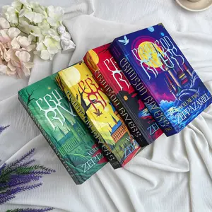 Crimson Rivers Series by Zeppazariel Full Set Hardcover, Viral Fantasy Series, Stunning Collector, Marauders AU, The Jegulus epic, Viral BookTok US.