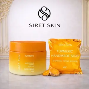 Turmeric Brightening Face Cream + Soap Turmeric Brightening Face Cream + Soap