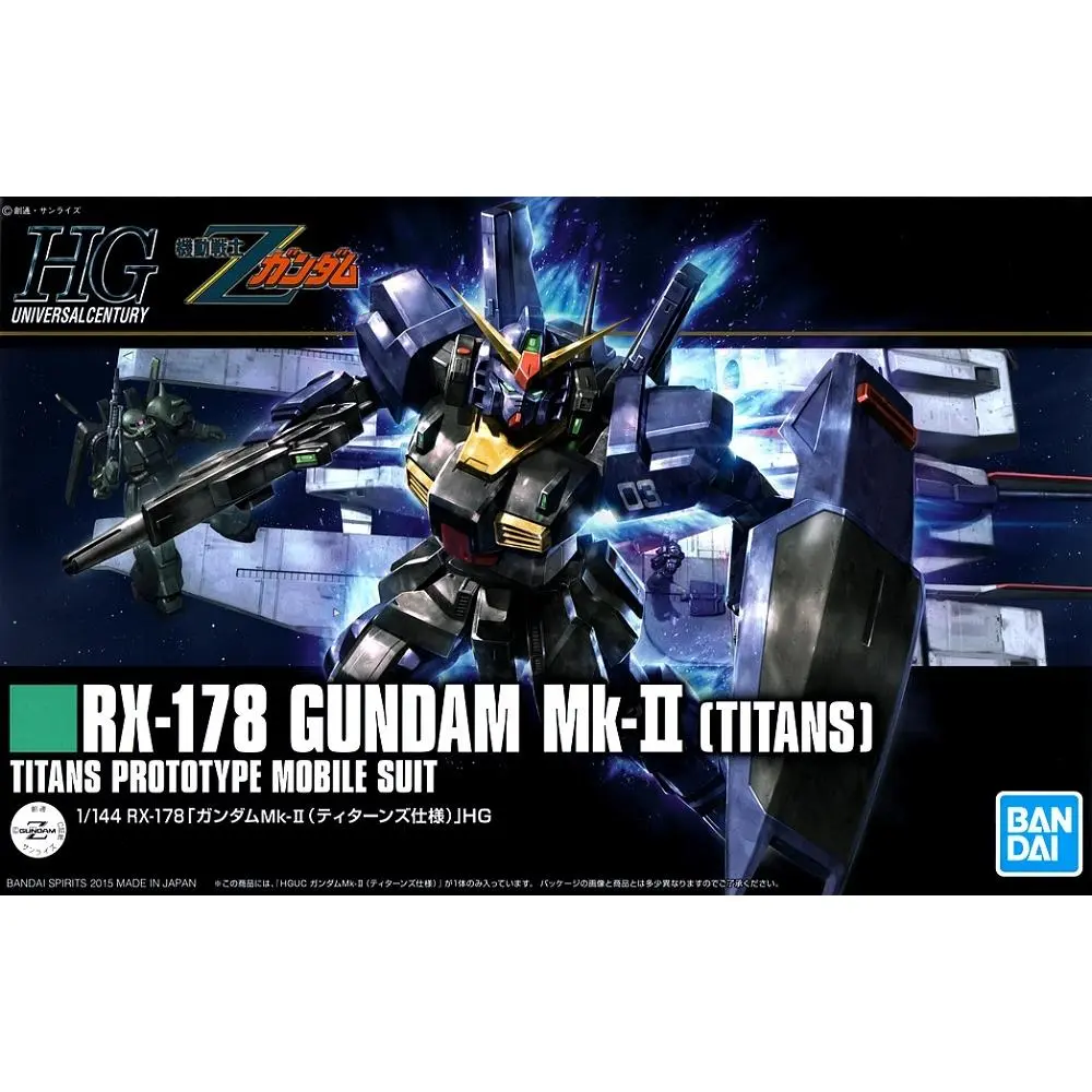 Bandai HGUC RX-178 Gundam MK-II Titans HG 1/144 Scale Model Kit