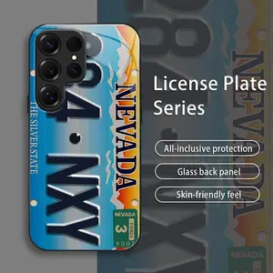 Suitable for [Galaxy S25 Ultra] A retro-style phone case featuring a classic license plate pattern 995