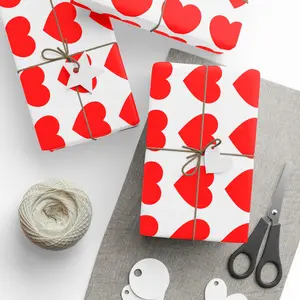 Valentines Day Hearts Wrapping Paper, Hearts Wrapping Paper, Valentines Day Wrapping Paper