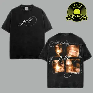 VINYL - Ariana Petal 2026 New Album Heavy Metal Graphic T-Shirt, Eternal Sunshine Queen Music Graphic Hoodie, Pop Music Tee with Mexico Style