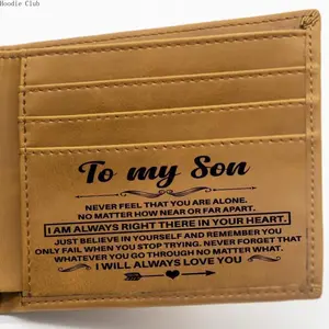 Custom Ultra Slim Leather Front Pocket Wallet for Men RFID Blocking Bi Fold Credit Card Holder Personalized Engraved Minimalist Wallet Slim Business Wallet for Daily Use Travel Gift for Father Son Husband Classic Fashion Wallet