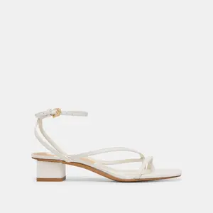 Dolce Vita KARLOS WIDE SANDALS TRUE WHITE LEATHER - Wide