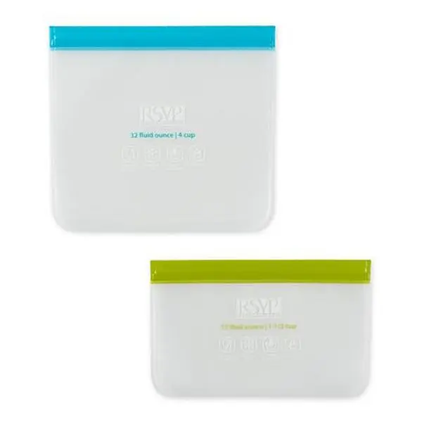 RSVP Eco Press N Seal Bags - Set of 2 RSVP Eco Press N Seal Bags - Set of 2
