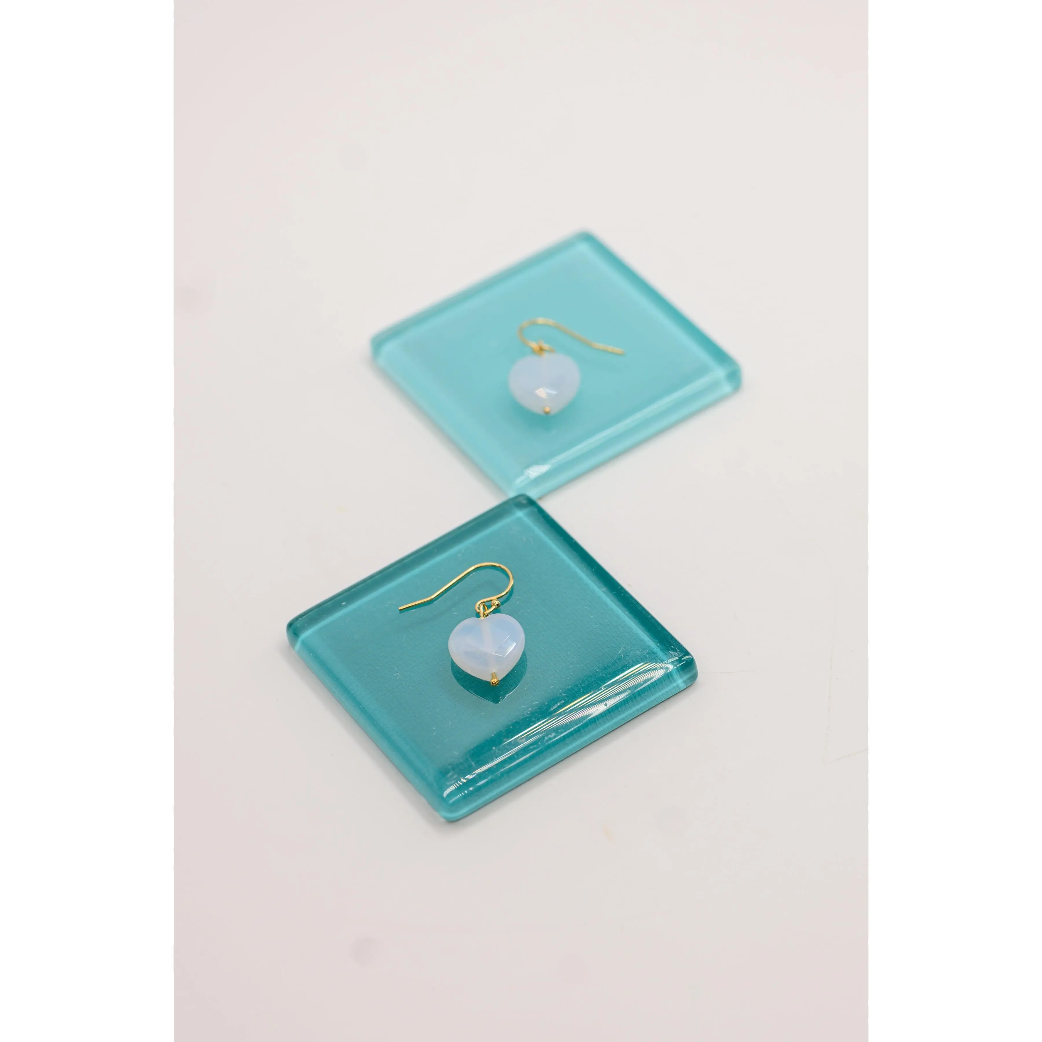 Lone Bloom Earrings | Chalcedony