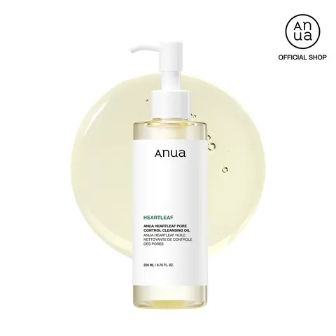 [Anua] Heartleaf Pore Control Cleansing Oil 6.76 fl oz. (200ml) ｜Hypoallergenic Makeup Remover, Facial Oil Cleanser, Face wash, korean skincare, gentle