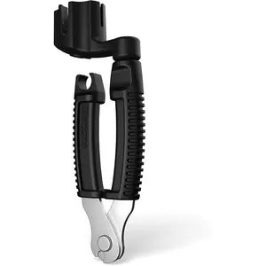 Guitar String Winder, Cutter & Bridge Pin Puller – 3-in-1 Guitar Tool Accessory – Black