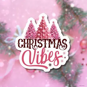 Christmas Vibes 3 Trees Happy Mail Stickers, Packaging Stickers, Happy Mail, Small Business, Sticker Sheet, Packaging, Christmas, Holiday