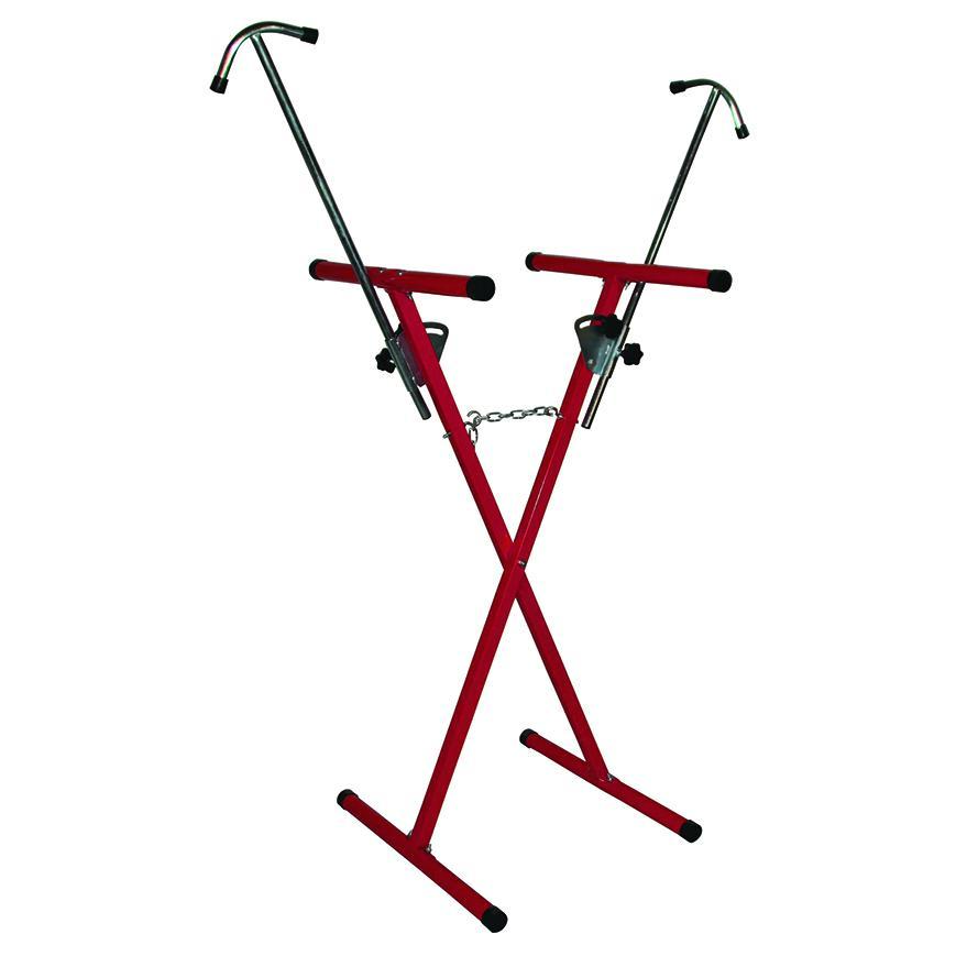 ATD Tools Heavy-Duty Adjustable Bumper Stand for DIY Auto Body Work - Folding Frame with 300lb Capacity, Extendable Arms, Portable, Adjustable Stand, Lightweight, Bumper Work, Folding Arms, Storage Of Bumpers