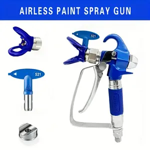 Airless Paint Spray Gun, 3600 PSI High Pressure Spray Gun with 521 Tip and Nozzle Guard, Manual Heavy-Duty Sprayer for Furniture, Interior Walls, Decks and Fences