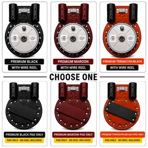 Waxwing Leathercraft Tie Wire Reel Pad With Aluminum Rodbuster Reel for 12-18 Gauge Tie Wire Rolls, Left or Right Handed Use CHOOSE A MODEL