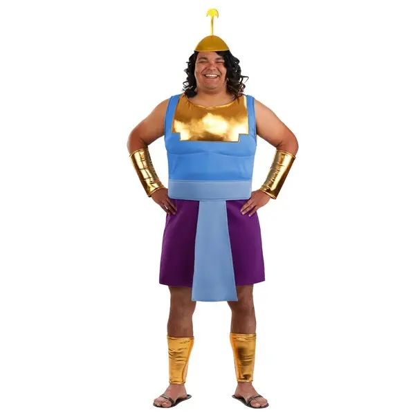 Plus Size Disney Deluxe Emperor's New Groove Kronk Costume for Men (© Disney)