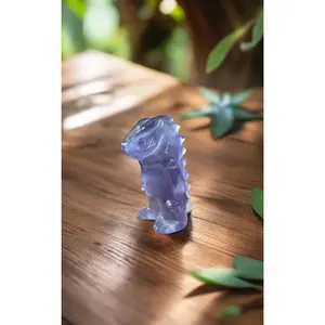Purple Fluorite “Giant Lizard” Limited Edition Carving
