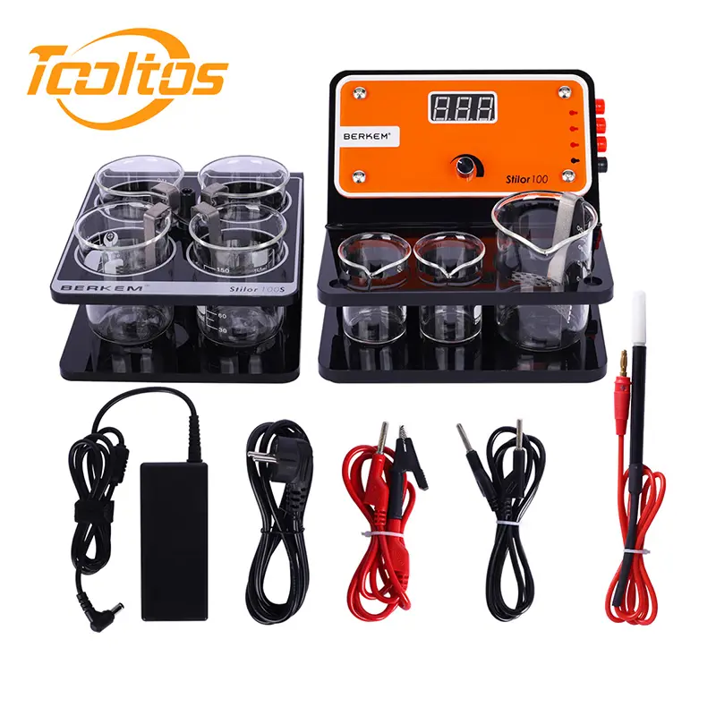 TOOLTOS Handheld Pen Electroplating Machine Tool with Handle, Portable DIY Jewelry Gold Plating Kit for Gold-Silver-Copper Metal Repair, Lightweight Easy-to-Use Specialty DIY Supply for Enthusiasts