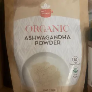 Ashwagandha Root Powder 4 oz. – Pure and Raw Indian Ginseng (Withania Somnifera) - A Versatile Alternative for Supplements, Herbal Teas, and More, USDA Certified Organic, Non-GMO Flavor Natural Spice Traditional