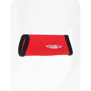 Neoprene Chin Strap Cover for Ultimate Comfort and Protection (Red)