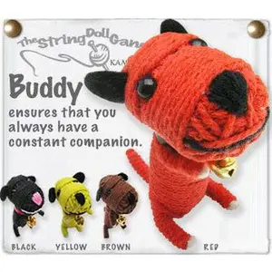 Buddy the Dog String Doll Keychain - Cute Dog Design, Perfect for Friendship