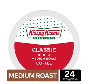 Krispy Kreme Classic Keurig K-Cup Coffee Pods Medium Roast 24 Count