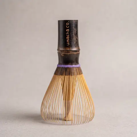 Umacha Co. "Shin" Premium Matcha Whisk Chasen - Handmade Bamboo Matcha Whisk for Matcha Tea Set, Authentic Japanese Ceremonial Tea Tools for Perfect Foam Frother