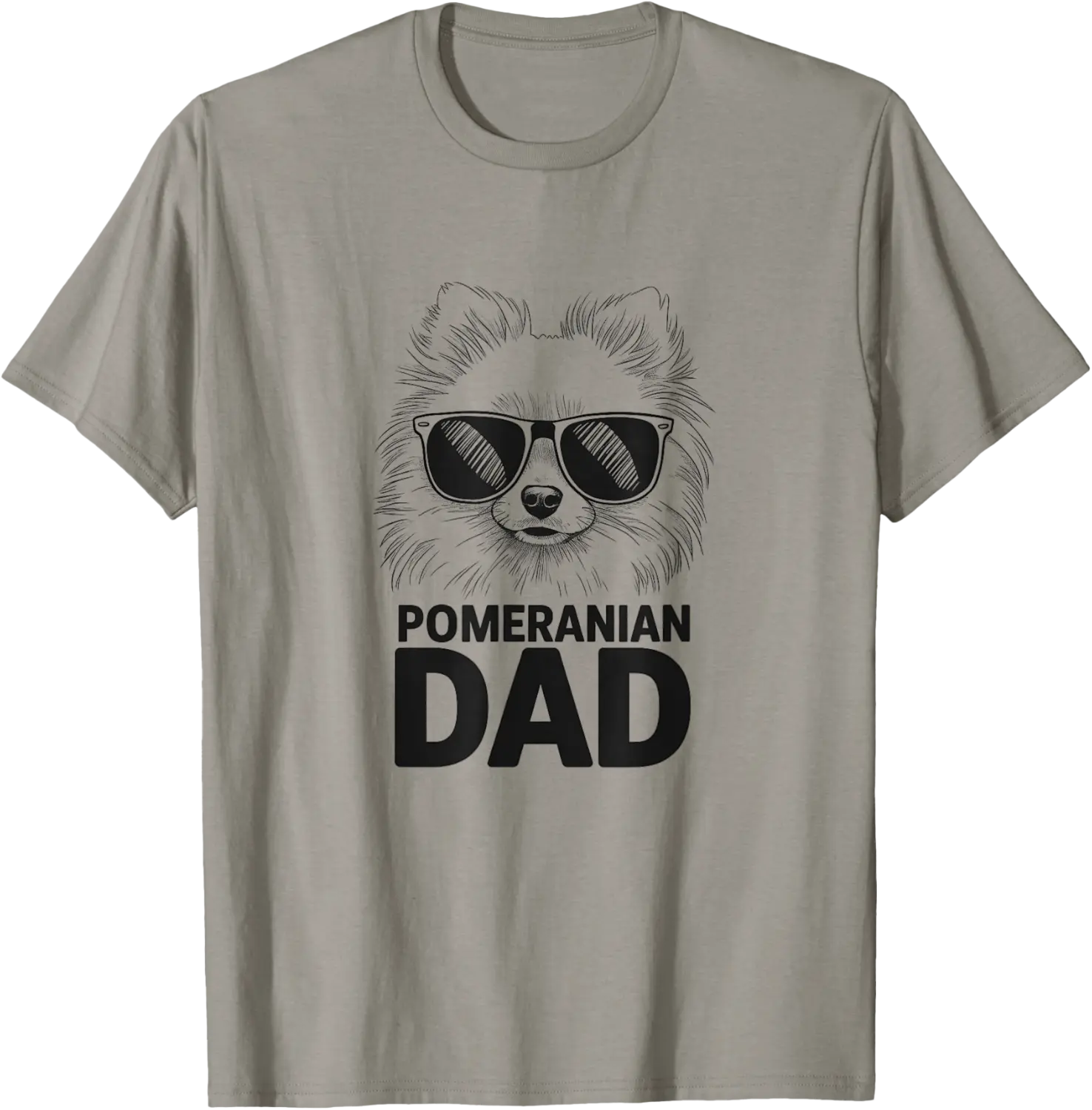 Pomeranian Dad Pom Dog Design Idea For Men T-Shirt - Karenlyn Shop 85B0DVSYMXKS