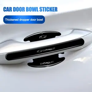 Car Door Handle Bowl Protective Stickers, Anti-Collision Decor for Chevrolet Models, Durable Car Accessory Enhances Protection & Style