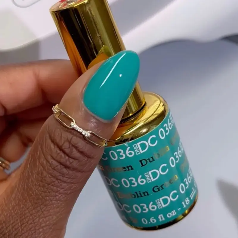 DND DC 36 Dublin Green Gel and Lacquer Duo nail care nail art