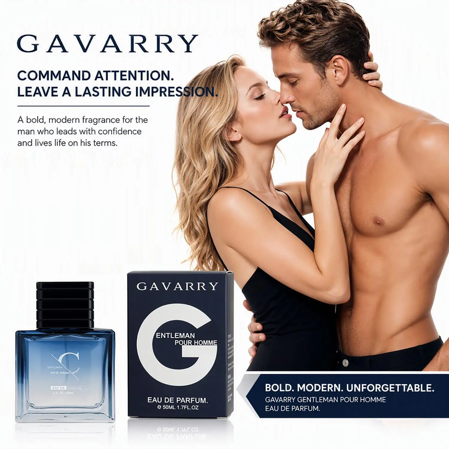 Men's Pheromone Cologne, with pheromone formula, long-lasting fresh oceanic & fruity scent, designed for him to make her enchanted by you and share a wild passionate night. Perfect for Valentine's, Christmas & Thanksgiving. 50ml/1.7fl.oz. Men's Perfume.