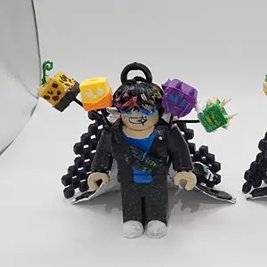 Custom Roblox Avatar Character Keychain and Mini Figure with Detailed Design and Durable Materials, Single Figure
