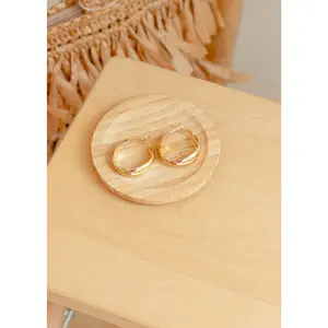 Emma Gold Hoop Earrings