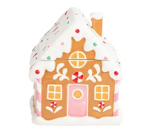 10 Strawberry Street Gingerbread Chalet Canister